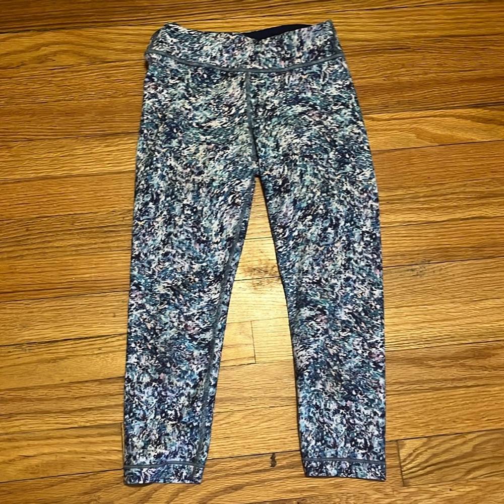 Athleta Girl colorful Capri Tights